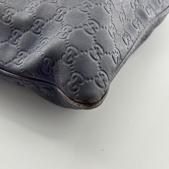 Gucci Black Leather Monogram Crossbody Bag - Picture 4 of 12